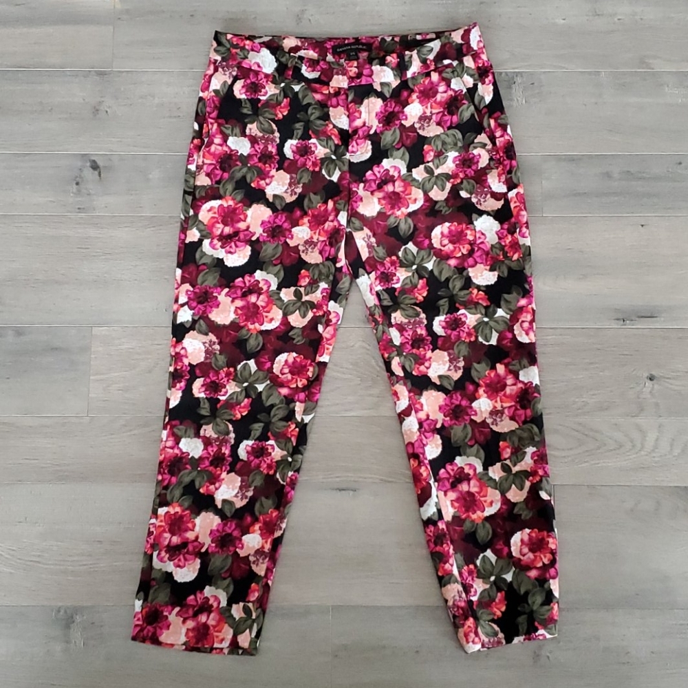 Banana Republic Avery floral pants (2S)